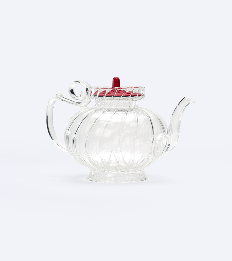 Théière porcelaine Lid Rouge