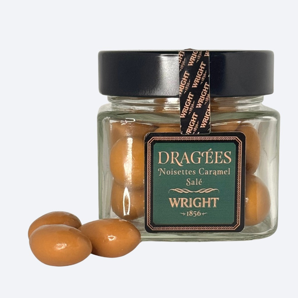 Dragées noisettes caramel salé